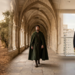 Capa editorial do significado do nome Thiago, unindo origem hebraica, tradição apostólica e presença contemporânea no Brasil