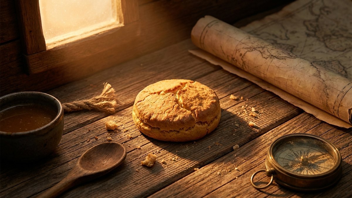 biscoito ou bolacha — díptico sépia com padaria carioca exibindo 