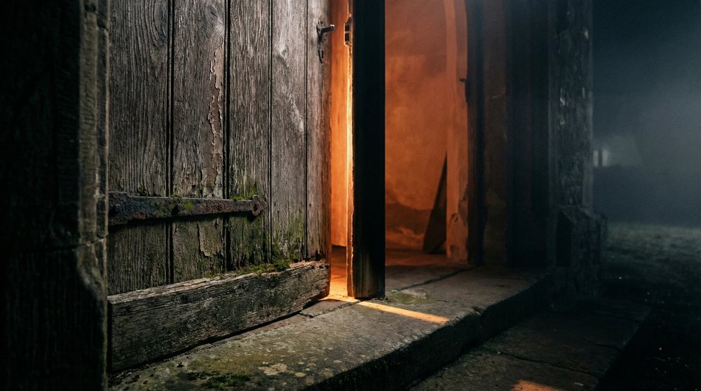 Origem da expressão pé na porta e a persuasão gradual: imagem evocando o acesso mínimo que abre caminho para pedidos maiores — a técnica formalizada em Stanford