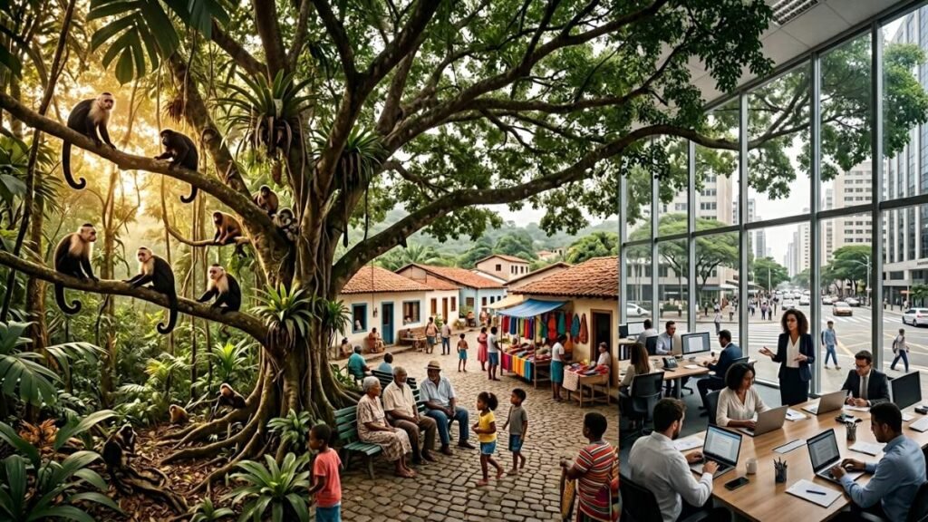 Origem da expressão cada macaco no seu galho: tríade evocando o provérbio, a lenda histórica e a ambiguidade entre autonomia e limite — Palavras com História