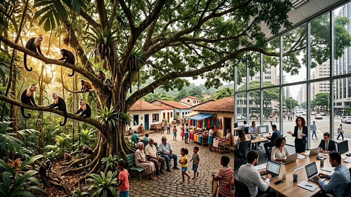 Origem da expressão cada macaco no seu galho: tríade evocando o provérbio, a lenda histórica e a ambiguidade entre autonomia e limite — Palavras com História