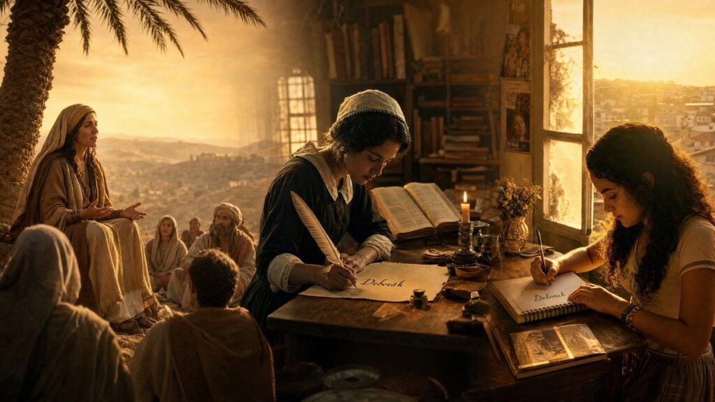 significado do nome Débora: três cenas, da palmeira do Efraim ao scriptorium puritano e à mulher brasileira