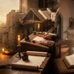 significado do nome Joaquim — Jerusalém antiga, scriptorium medieval e capela colonial brasileira em uma única atmosfera dourada